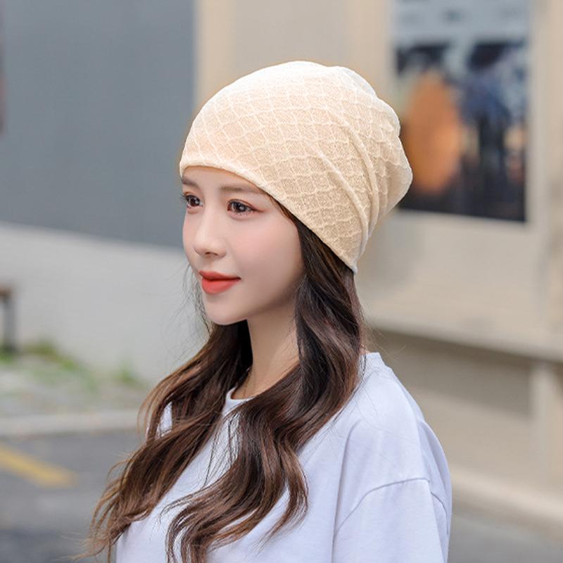 Mũ Chống Nắng Đa Chức Năng Dành Cho Nữ Thoáng Khí Mùa Hè Chống Gió Mũ Ấm Khăn Trùm Đầu Mũ Áo Chui Đầu Mũ Len Nữ Thời Trang Mũ Khăn Quàng Cổ