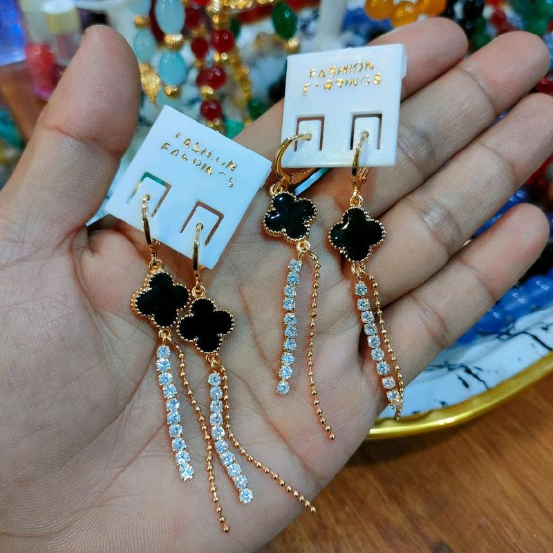 COD || TERBARU Anting Panjang Kekinian Wanita, Anting Jurai Gold dan kombinasi,Anting panjang wanita 1