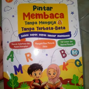 Buku Ceria Pintar Membaca Tanpa Mengeja & Tanpa Terbata-Bata Solusi Cepat Membaca || Buku Aktivitas Anak TK || Buku Lancar Membaca