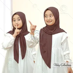 Segitiga Instan Jersey Anak Pashmina Remaja Muslim Umur 7 - 13 Tahun