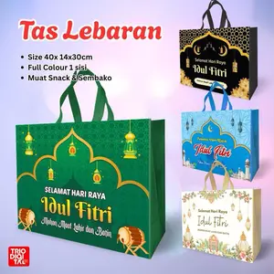 Tas Lebaran Premium size 40x14x30cm untuk Hampers Idul Fitri