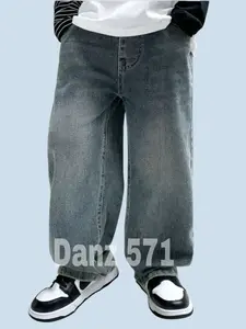 Danz571 Celana Baggy Jeans Gombrong Anak Cowo Usia 3-15 Tahun Bahan Premium Non-Stretch Kualitas Terpercaya Fashion Anak unisex