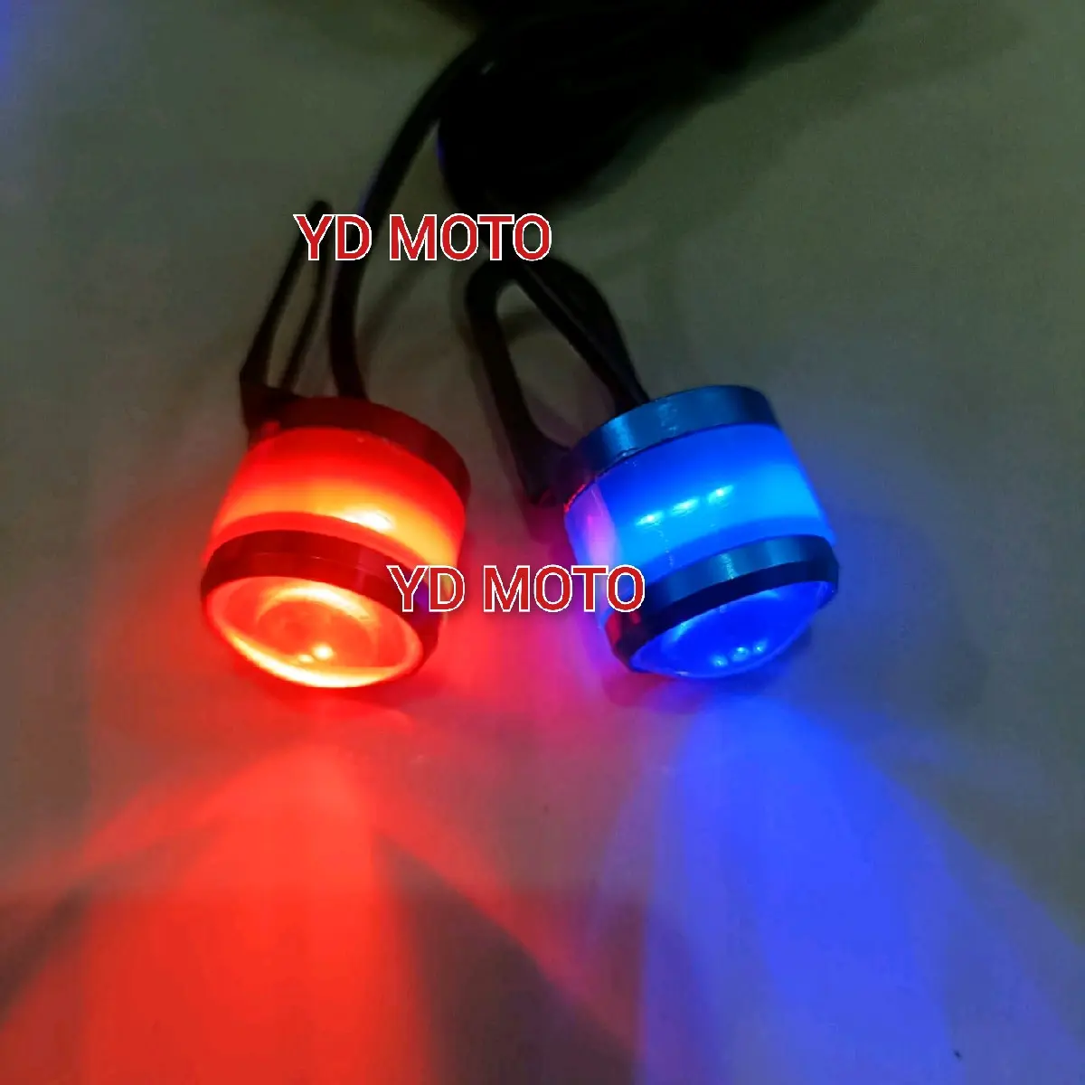 Lampu Mata Elang Flash 3 Mode Panoramic plus Breket Spion Sepasang