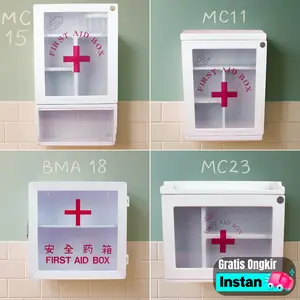 [AFF5] Maspion Kotak Obat P3K MC15 MC23 MC11 BMA-18 – First Aid Box Besar Hingga Mini Rumah Kantor Sekolah Praktis Kokoh Multifungsi