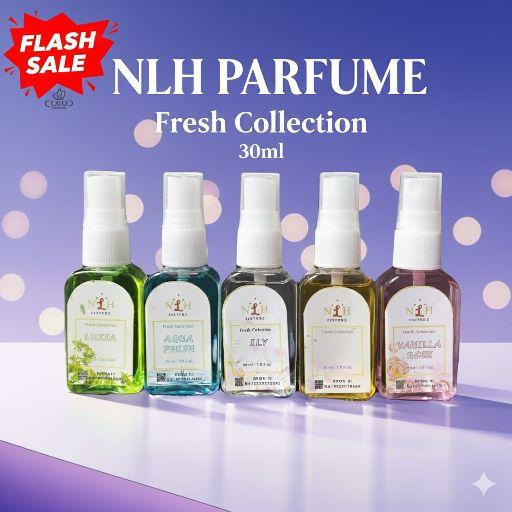 Beli Dapat 5 Parfum NLH Fresh collection,BPOM  30ml Macam Varian Aromanya Tahan Lama Cocok Untuk Cowok Dan Cewek