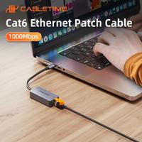 Gambar CABLETIME Kabel LAN RJ45 Cat 6 Gigabit Ethernet FTP Cable LAN 25M 30M 35M 40M - 25M dari Cabletime Surabaya Kota Surabaya 3 Tokopedia
