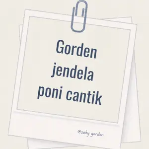 Gorden Promo Lokal Live Sale Zaky gorden special GORDEN JENDELA