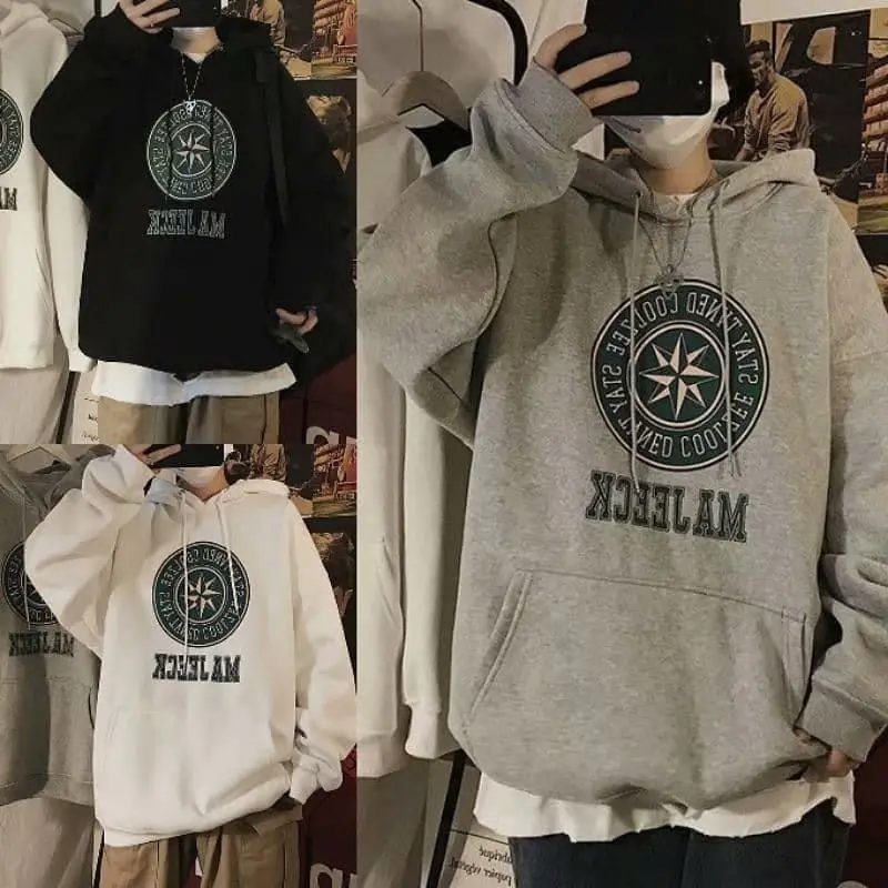 MAJEECK L - XL SWEATER HOODIE JUMPER OVERSIZE 0