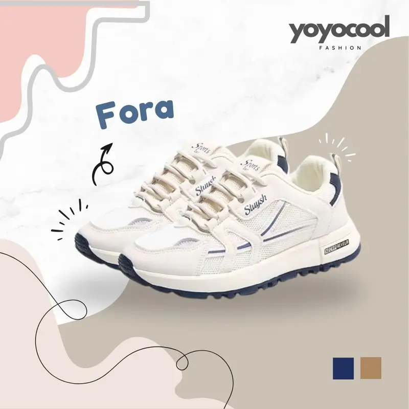 RT Fora Shoes / Sepatu Wanita Sneakers / Sepatu Sport / Sepatu Sporty Fashion / Korean Style 0