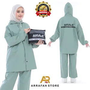 JAS HUJAN AKULA Setelan Celana Pria Wanita Dewasa Terbaik  Anti Rembes