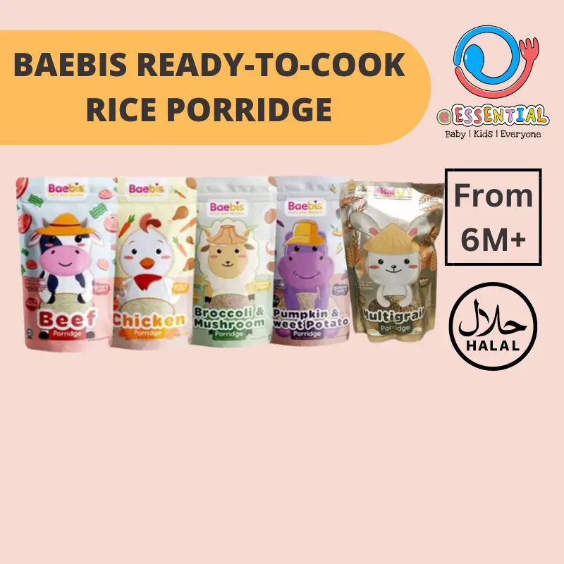 BAEBIS PORRIDGE FOR BABY & KIDS / HALAL CERTIFIED BABY PORRIDGE / READY TO COOK PORRIDGE