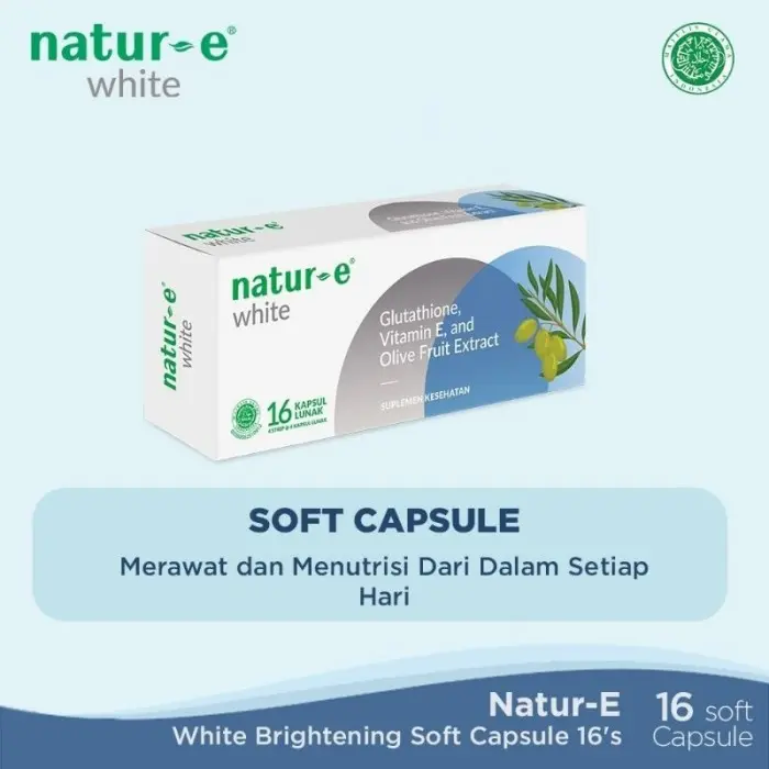 NATUR E Soft Capsule Advanced isi 16 & White isi 16 | Bundle | Bundling | Paket Bundling Ekonomis 4