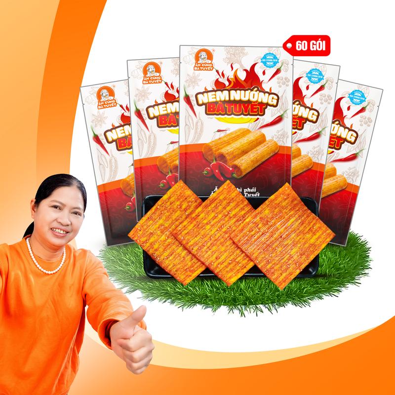 Combo 60 Gói SNACK  Cay Siêu Ngon  - Đồ Ăn Vặt SNACK-ĂN CÙNG BÀ TUYẾT