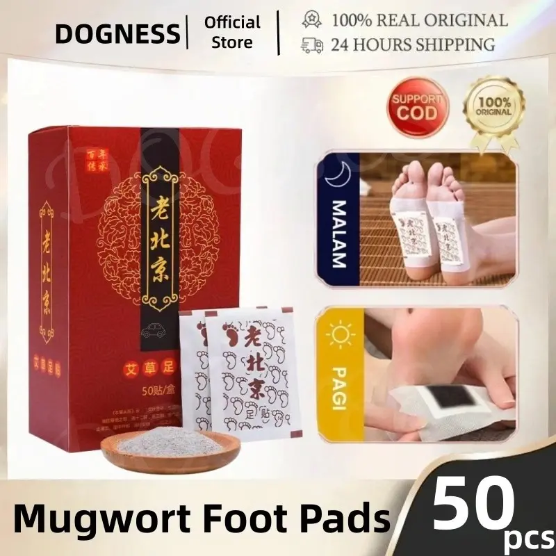 Lao Bei Jing Koyo Detox Kaki 50pcs Patch Herbal Slim & Detox – Bantu Kurangi Lemak, Perut Buncit & Racun Tubuh