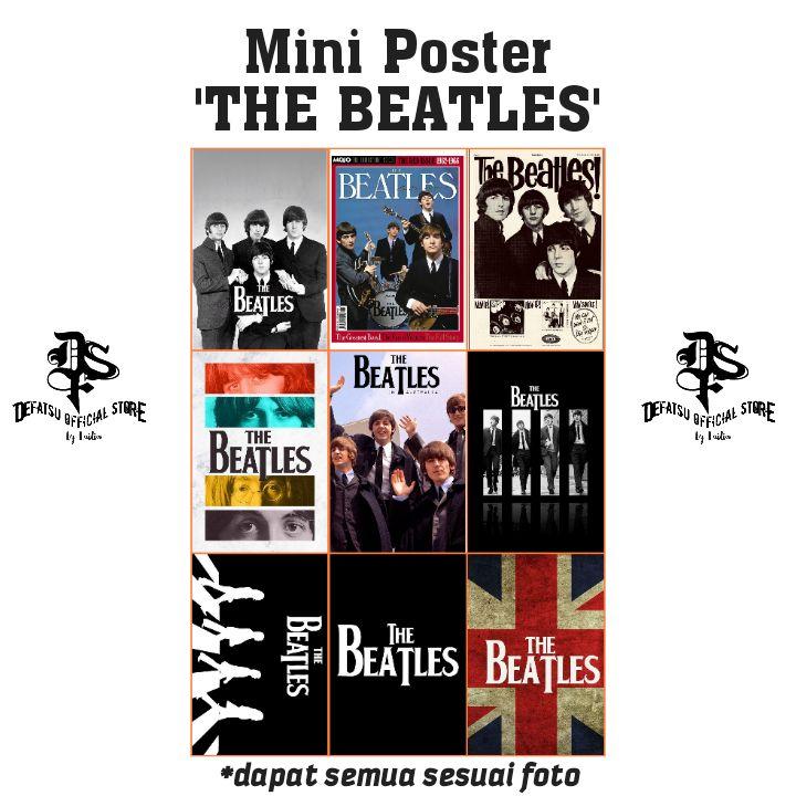 [9pcs] Poster THE BEATLES | postee dinding the beatles | poster the beatles | poster artis | defatsu store 0