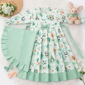 Gamis rempel anak/gamis anak viral/baju Muslim anak free hijab