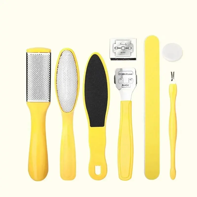 Bộ 8 Món Dụng Cụ Mài Gót Chân, Thiết Kế Hình Cá Bạch Tuộc Chân, Để Tẩy Tế Bào Chết, Giảm Vết Nứt Gót Chân, Loại Bỏ Gót Chân Nứt Nẻ, Dũa Loại Bỏ Vết Nứt Gót Chân, Cho Gót Chân Và Gót Chân 7