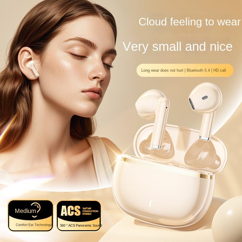 Product Introduction of True wireless Bluetooth headset Comfortable lightweight wear sports long battery life standby high sound quality Audio Earbud Electronic 4