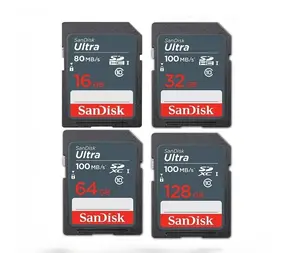 SanDisk Ultra SDHC / SDXC / SD Card 16Gb / 32Gb / 64Gb / 128Gb 100MBps Class 10 - DUNR
