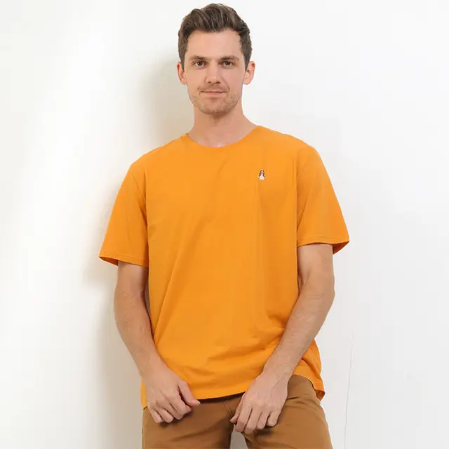 Hush Puppies Kaos Pria Adhesh 4 Mustard