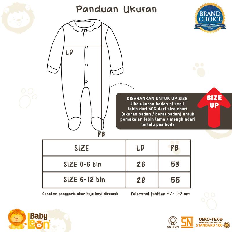 Product Introduction of BABYLEON Jumpsuit Bayi 0-1Th Jumpsuit Renda Kaki Tertutup Lengan Panjang Jumper Bayi Perempuan Newborn BC-806 Baju Cewek Baby Sleepsuit Baju Tidur Bayi Jumpsuit Panjang Kaki Tutup Pakaian Bayi 0