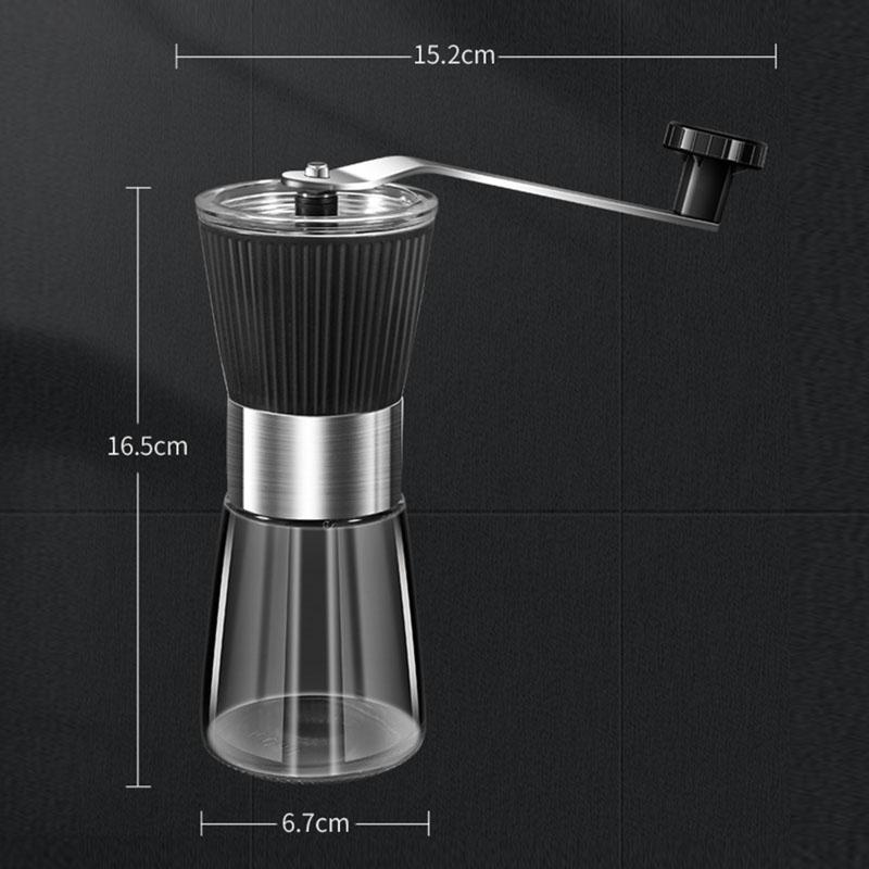 Máy Xay xay cà phê cầm tay, vật liệu thép không gỉ 304, với lõi mài gốm, máy xay đa chức năng gia dụng, công suất lớn 9
