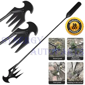Weeding Garu Harrow Manual Weeding Hoe Penghapusan Puller Remover Multifungsi Alat Berkebun - 8465