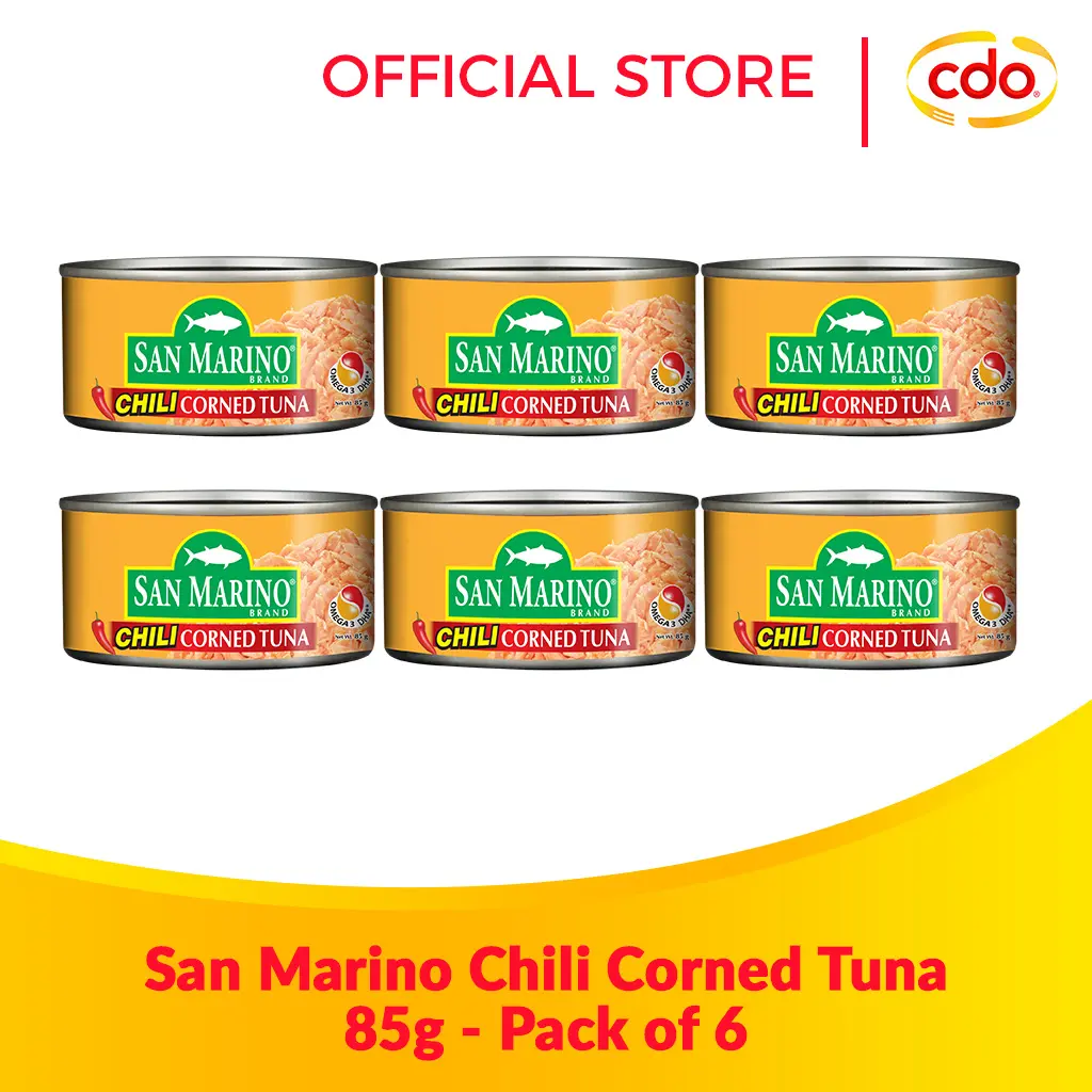 SAN MARINO Chili Corned Tuna 85g - Pack of 6