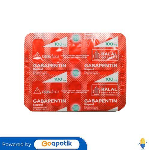 GABAPENTIN OGB DEXA MEDICA 100 MG STRIP 10 KAPSUL