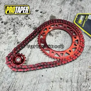 gear set depan belakang plus rantai original protaper high quality gear full set KLX CRF