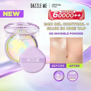 [BPOM] DAZZLE ME Better Than Filter HD Invisible Powder Loose Powder Oil Control Bedak Tabur Tahan Lama Bedak Padat Ringan Menahan Minyak Seharian