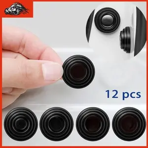 [Gaode] 12PCS Peredam Pintu Mobil Universal Silikon Auto Door Shock Stiker Untuk Toyota Honda Daihatsu Suzuki Nissan Mitsubishi Aksesoris Car