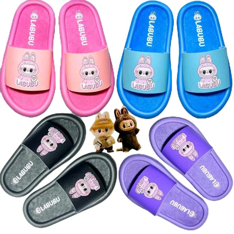 sandal selop anak-anak motif labubu terbaru- Perempuan Kaki 0