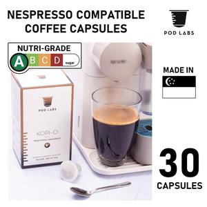 [Bundle of 3 Special] Pod Labs Nespresso Compatible Kopi-O (30 Capsules)