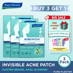 ( BUNDLE) Acne Patch Jerawat / Acne Treatment 108 Pcs - with Tea Tree and Hydrocolloid - Asam Salisilat Acid