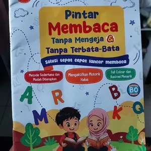 Buku Ceria Pintar Membaca Tanpa Mengeja & Tanpa Terbata-Bata Solusi Cepat Membaca || Buku Aktivitas Anak TK || Buku Lancar Membaca