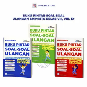 Buku Ulangan SMP MTs / Buku Pintar Soal-Soal Ulangan Soal Formatif & Sumatif SMP Kelas 7 8 9  (Deep Learning) / NAWASENA - GOS