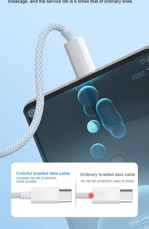 Product Introduction of Cáp sạc nhanh, Siêu Tốc 66W, 3 trong 1, USB-C sang Micro Thông Dụng Thích Hợp cho Apple, Samsung, Xiaomi, Vivo, Oppo Phone Phụ Kiện Sạc Điện Thoại 17