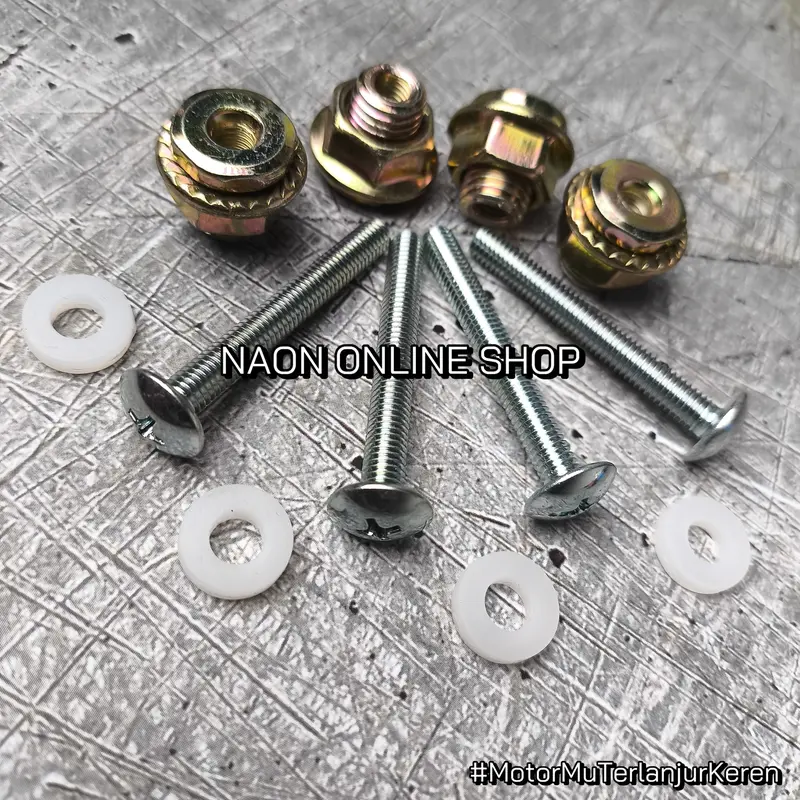 Baut Mur Wellnut Visor Windshield Anti Jebol Variasi Aksesoris Motor Yamaha Nmax Neo Turbo Lexi Lx Aerox 155 Xmax Connected Vixion Honda Adv Pcx 150 160 155 Cb150x Bahan Logam Besi Anti Karat 7