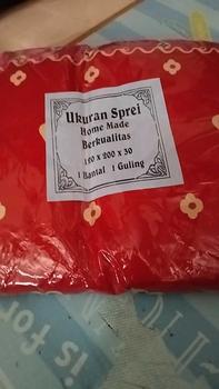 Product Review of SPREI DOBEL KARET ANTI GESER UKURAN KOMPLIT SPREI MOTIF JUMPUTAN SOLO//SPREI JUMPUTAN BEST SELLER/SPREI BATIK JADUL from M**i Y**a 1