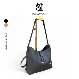 SUHAMOON Tas Wanita Raelynn Bag Sederhana Yang Elegan Totebag Komuter Mode  Selempang