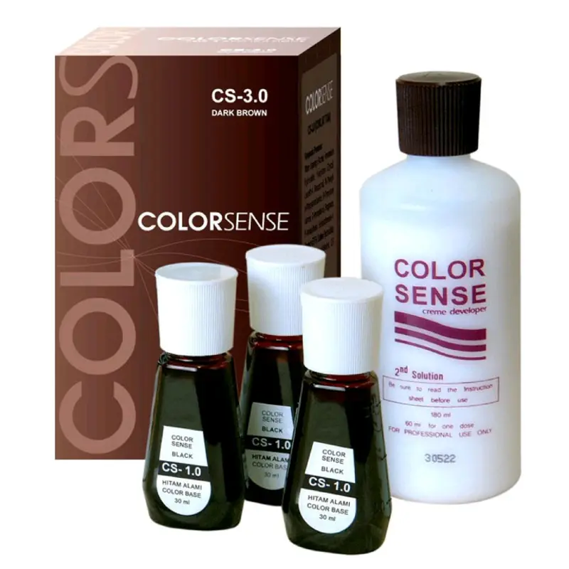 COLOR SENSE Hitam Toning / Black Colorsense Tutup Uban 4