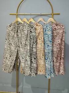 CELANA GAJAH DASAR CREAM Bahan Rayon, Celana Thailand