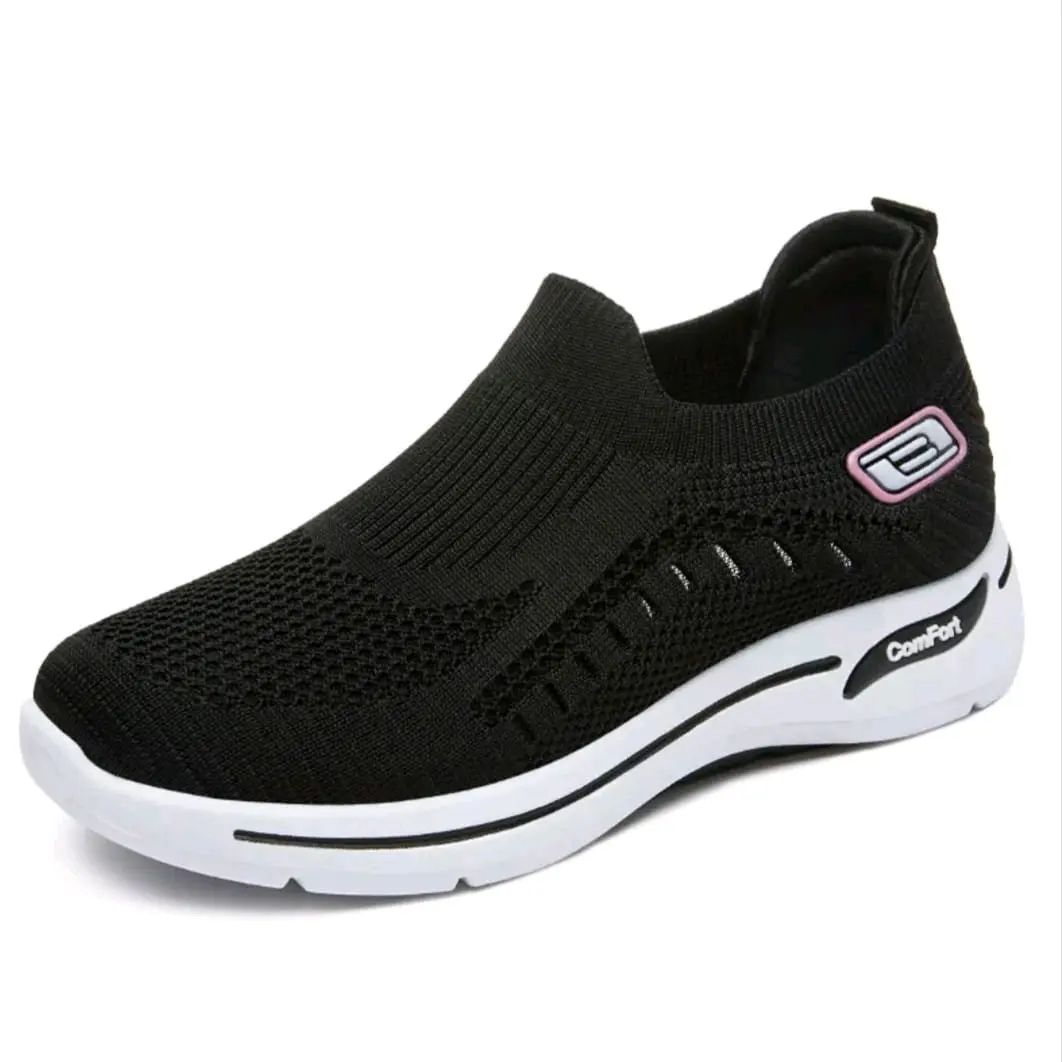 Sepatu Olahraga Wanita Tanpa Tali Casual Trendy Import Sneakers - Shoes, Sport
