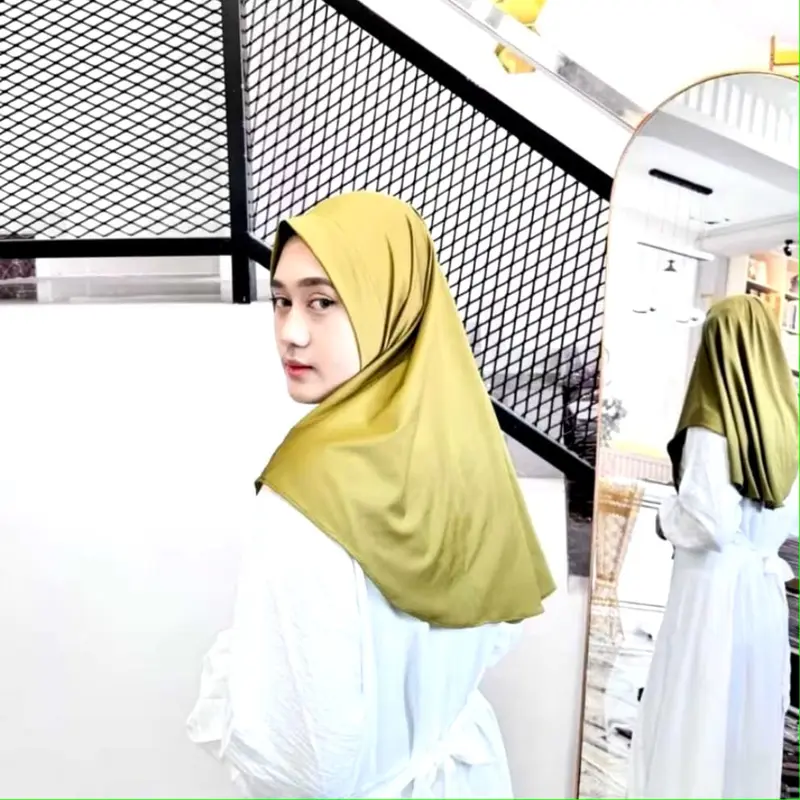 HIJAB INSTAN BERGO SYIRIA NONPED SIZE M | HIJAB BERGO VIRAL TRENDY NYAMAN DIPAKAI 3