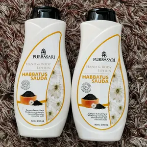2 PCS Purbasari Hand & Body Lotion Habbatussauda 200 ml membantu mencerahkan dan menutrisi kulit ( READY )