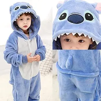 PIYAMA ONESIE KOSTUM BAJU KIDS FASHION ANAK DISNEY MICKEY STITCH WINNIE OLAF DLL 1