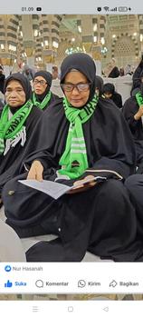 Product Review of Jeine Series (free scarf) silk digital printing Sutra by La palamba Gamis Karet Muslim Satin Pesta Dress from n**1 2