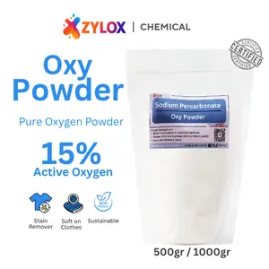 Oxy Powder - Pemutih Pakaian & Penghilang Noda / Sodium Percarbonate 500 gr / 1000 gr by Zylox