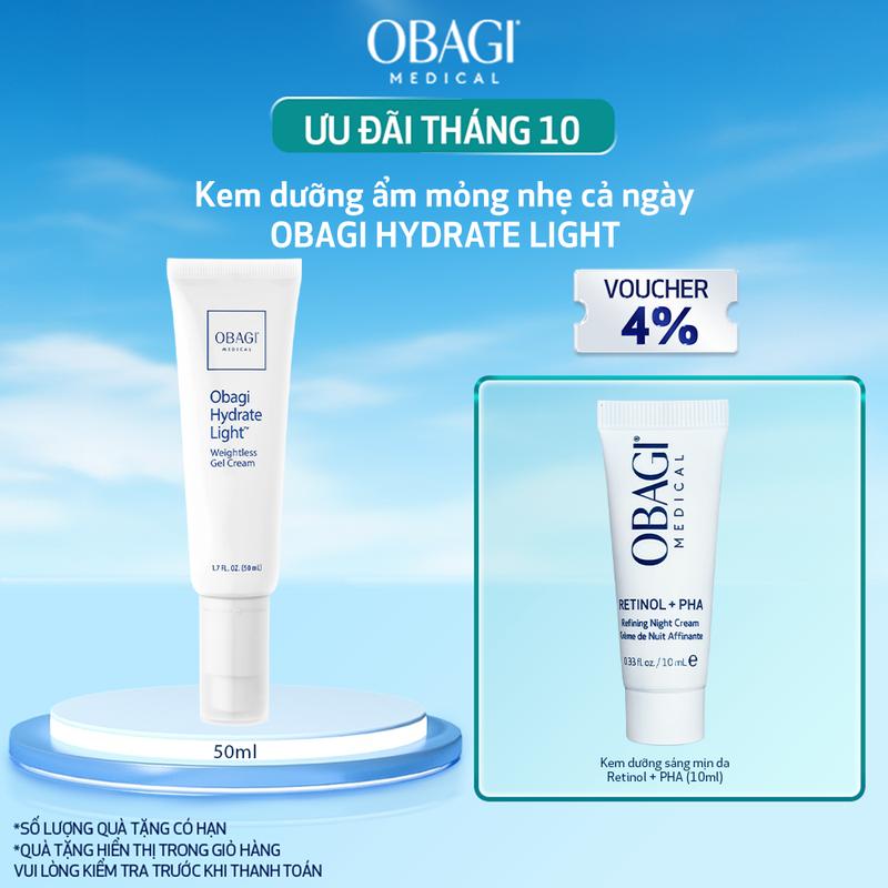 Kem dưỡng ẩm Obagi Medical Hydrate Light Weightless Gel Cream 50ml